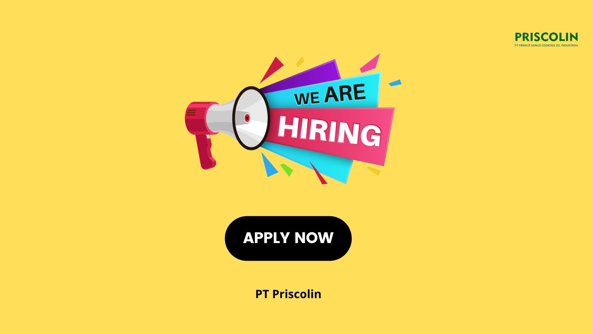 Lowongan Kerja di PT Priscolin